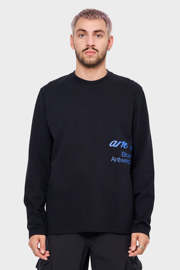 meskie#@Longsleeve BLOOMING IDEAS czarny