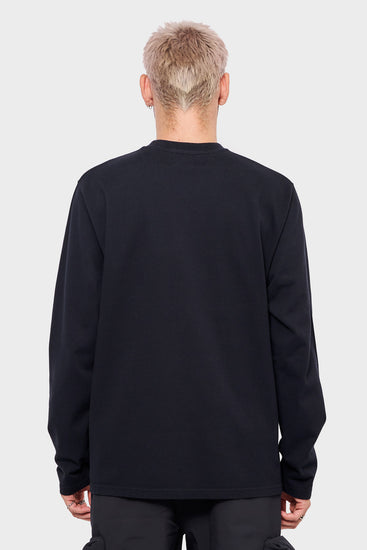 meskie#@Longsleeve BLOOMING IDEAS czarny