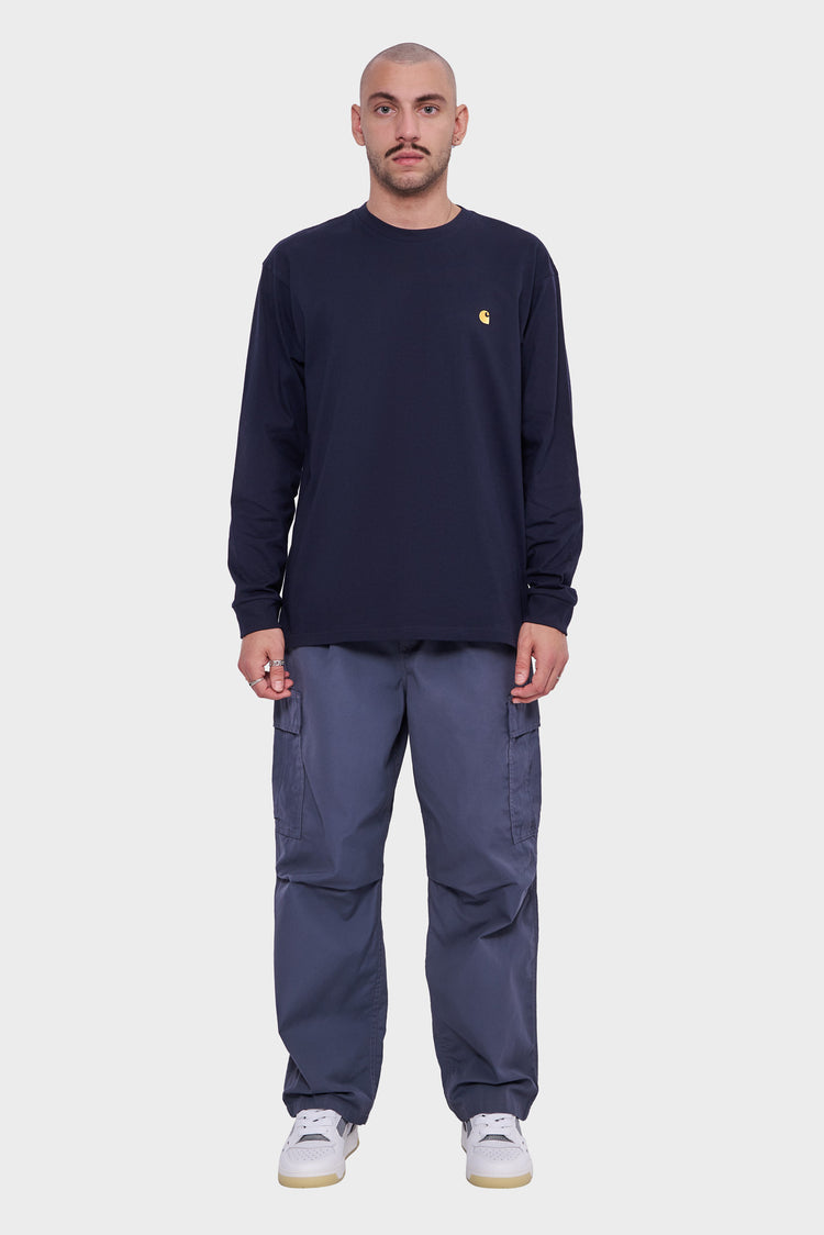 meskie#@Longsleeve CHASE granatowy