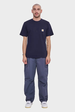 meskie#@Koszulka POCKET T-SHIRT granatowa