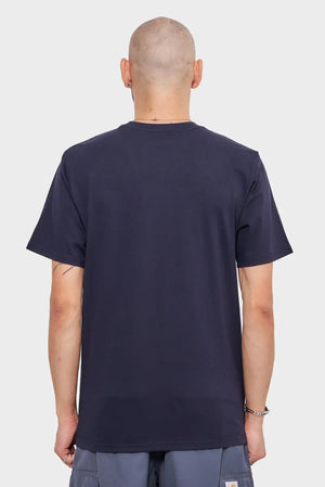 meskie#@Koszulka POCKET T-SHIRT granatowa
