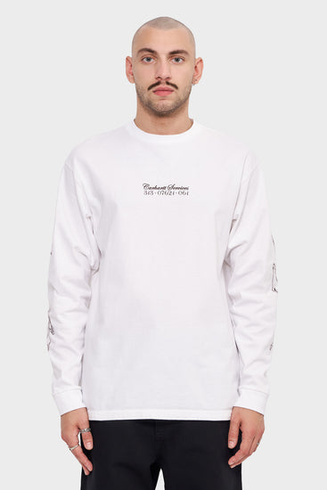 meskie#@Longsleeve SAFETY PIN biały