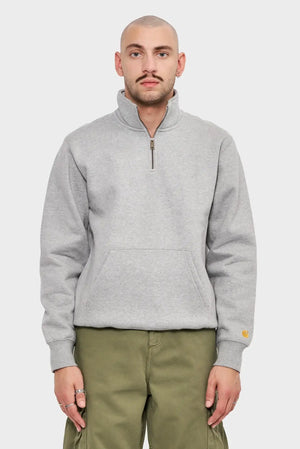 meskie#@Bluza CHASE NECK ZIP szara