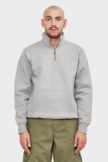 meskie#@Bluza CHASE NECK ZIP szara
