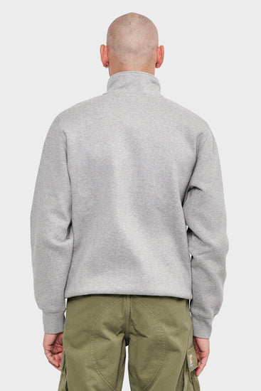 meskie#@Bluza CHASE NECK ZIP szara