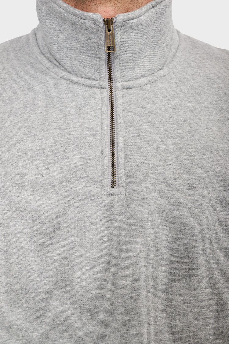 Bluza CHASE NECK ZIP szara