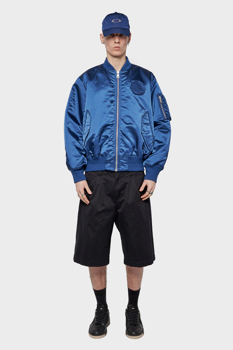 meskie#@Kurtka NYLON BOMBER granatowa