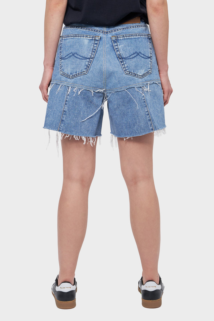 DENIM SHORT shorts blue