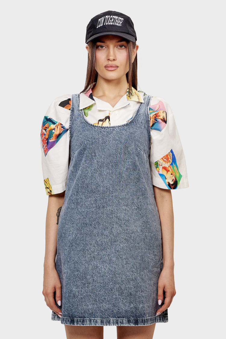 Dress W' IVY DRESS blue