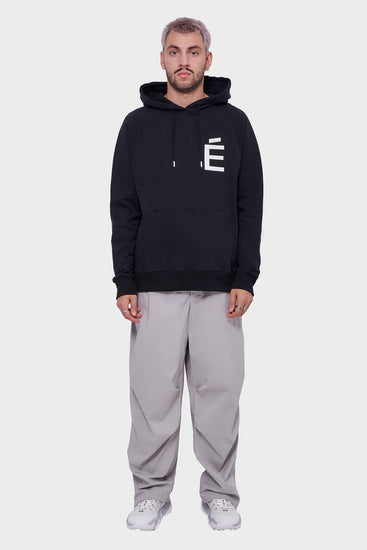meskie#@Bluza LOOSE BIG E czarna