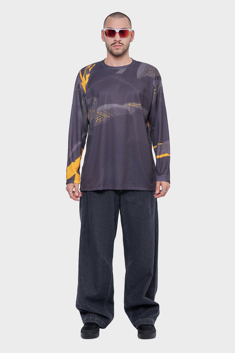 meskie#@Longsleeve JUNGLE wielokolorowy