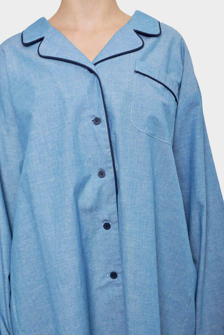 DENIM SHIRT light blue shirt