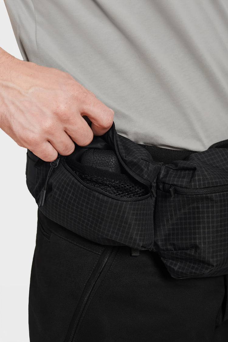 Torebka 3 CELL WAIST BAG grafitowa