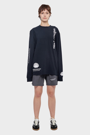 damskie#@Longsleeve LOGO czarny