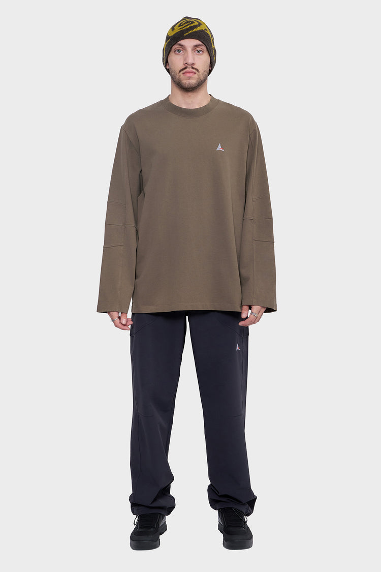meskie#@Longsleeve LOGO oliwkowy