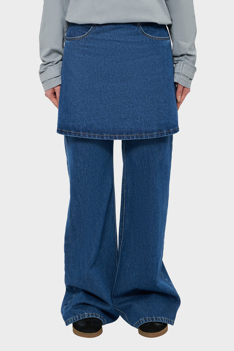 SKIRTY JEANS trousers blue
