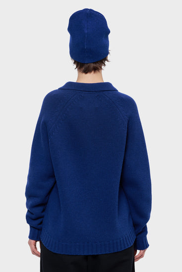 damskie#@Sweter FOOTBALL KNIT niebieski