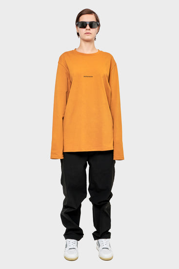 damskie#@Longsleeve BLANK pomaranczowy