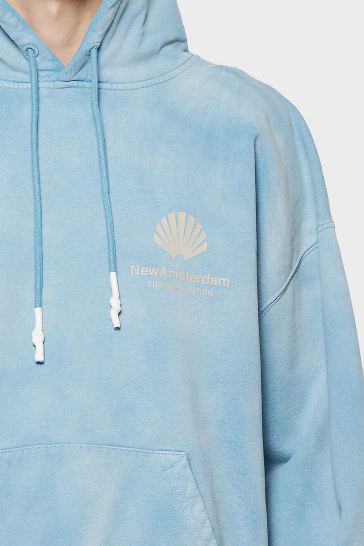 LOGO HOODIE SWEATER blue