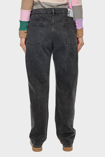 damskie#@Spodnie REGULAR JEANS PANT czarne