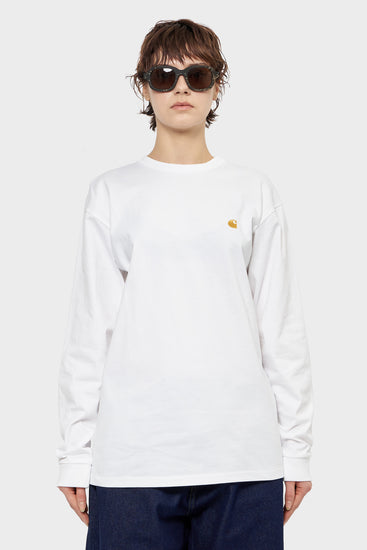 damskie#@Longsleeve Chase L/S T-Shirt biały