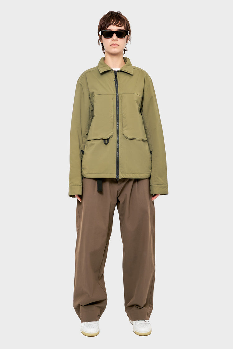 damskie#@Kurtka ARC PADDED OVER SHIRT zielona