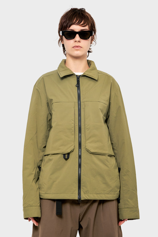 damskie#@Kurtka ARC PADDED OVER SHIRT zielona