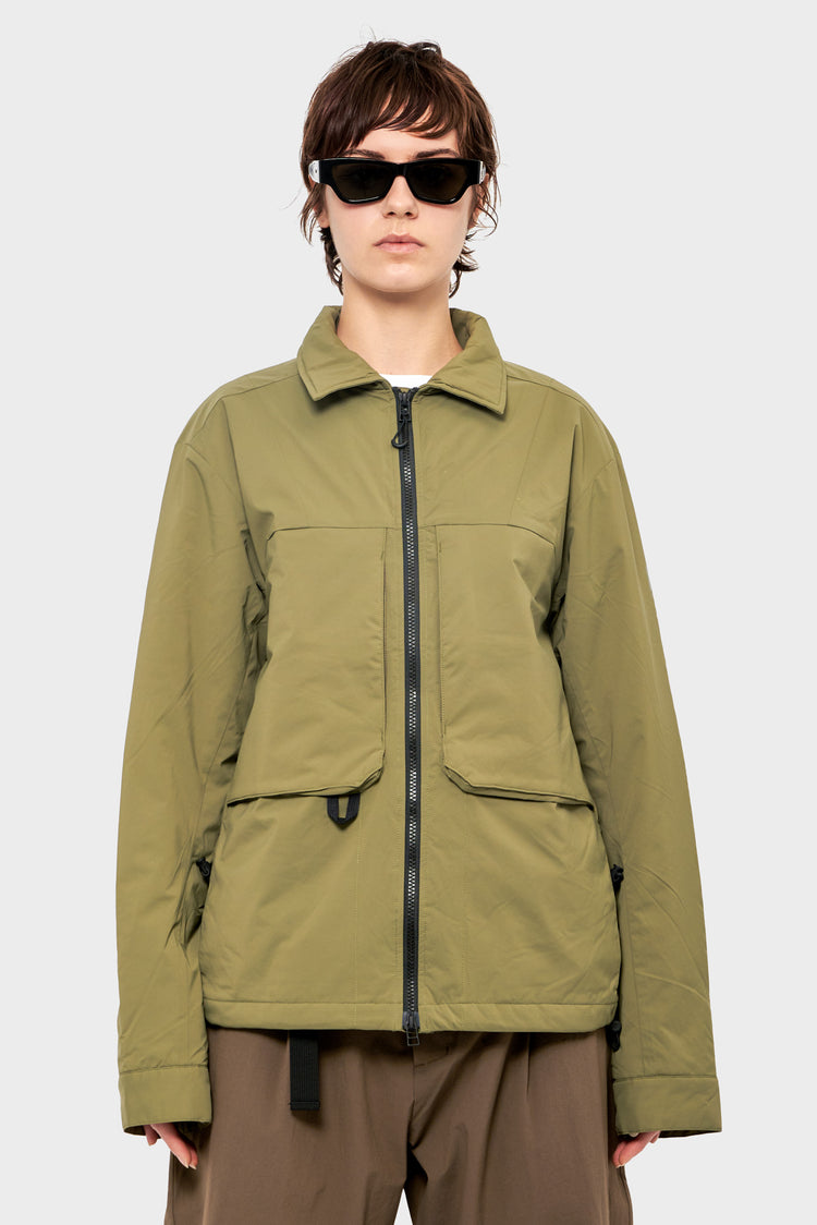 damskie#@Kurtka ARC PADDED OVER SHIRT zielona