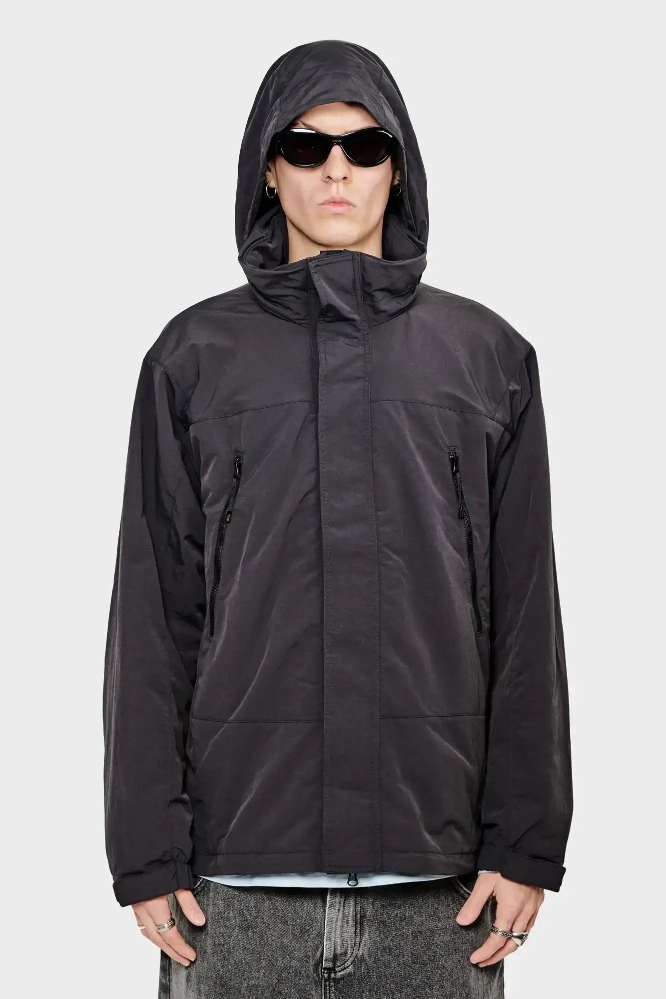 Jacket DOPE DYED TUSSAH WARMER black