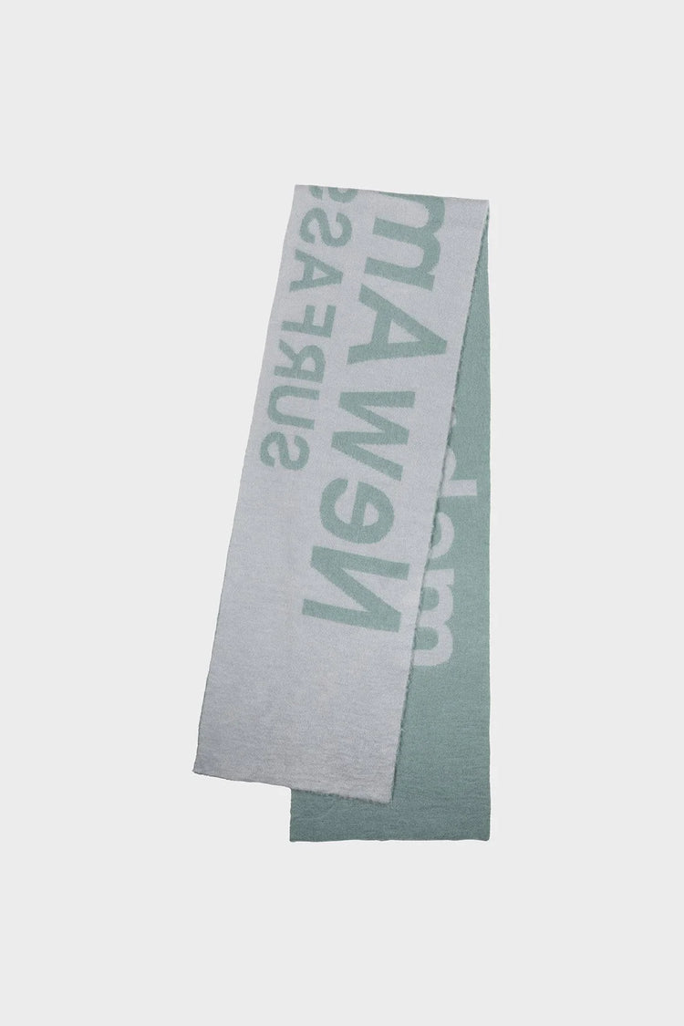 Scarf FUZZY green