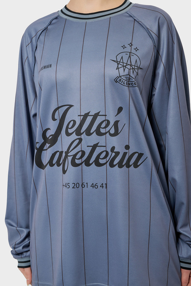Longsleeve LOGO FOOTBALL szary