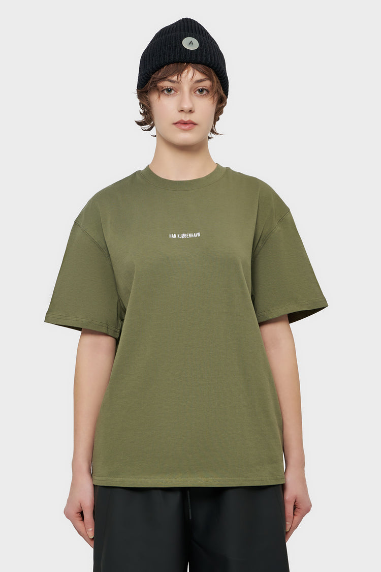 damskie#@Koszulka DAILY OVERSIZED zielona