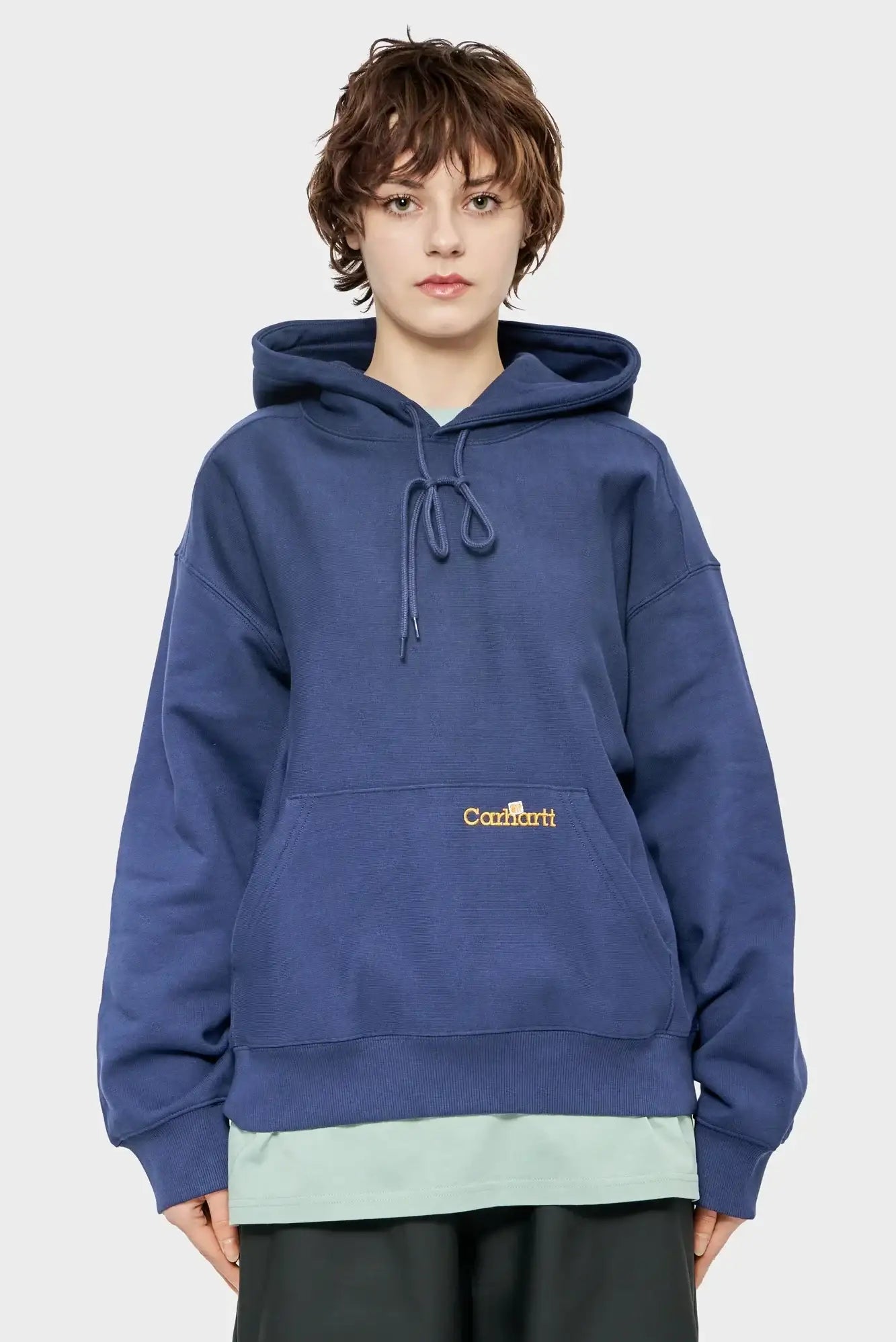 Bluza LABEL SCRIPT granatowa