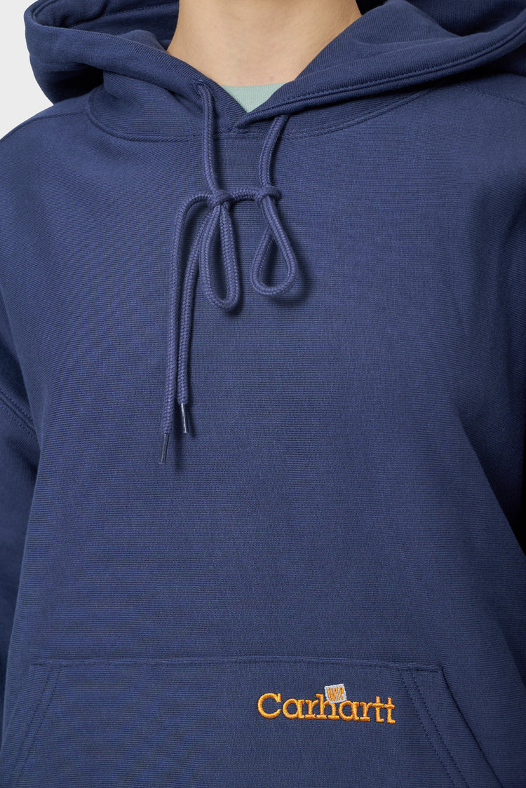 LABEL SCRIPT sweatshirt navy blue