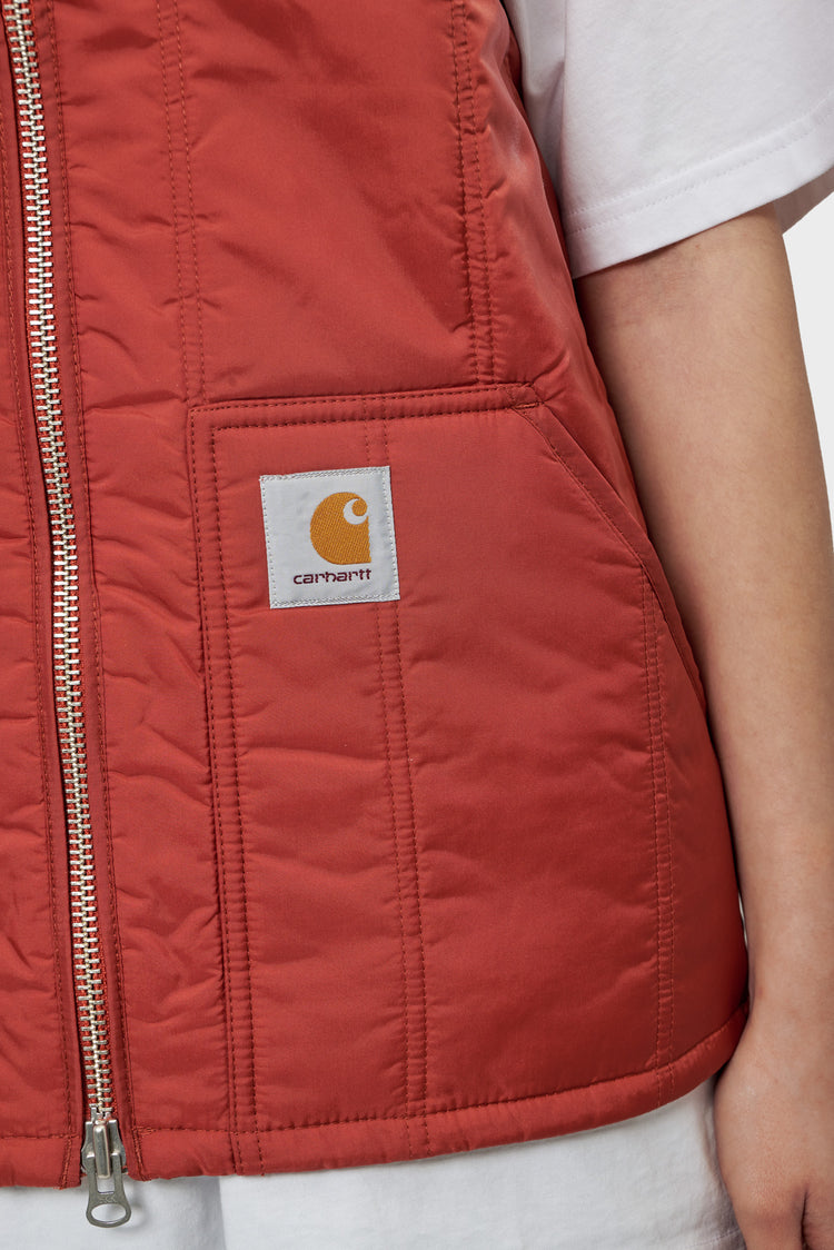 LACHLAN VEST LINER burgundy