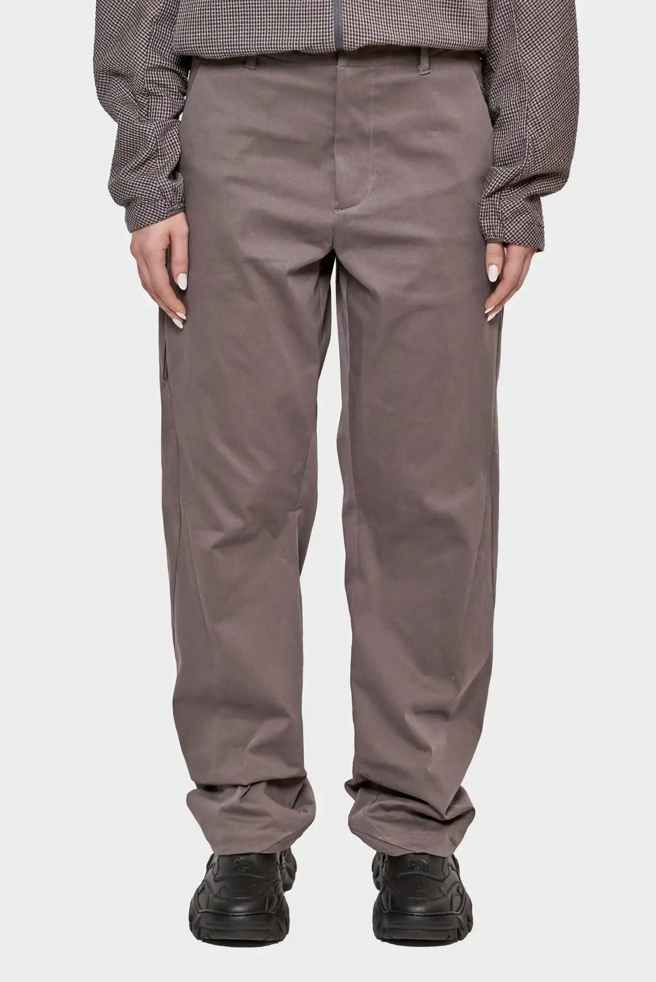 Spodnie TROUSERS RIGHT grafitowe