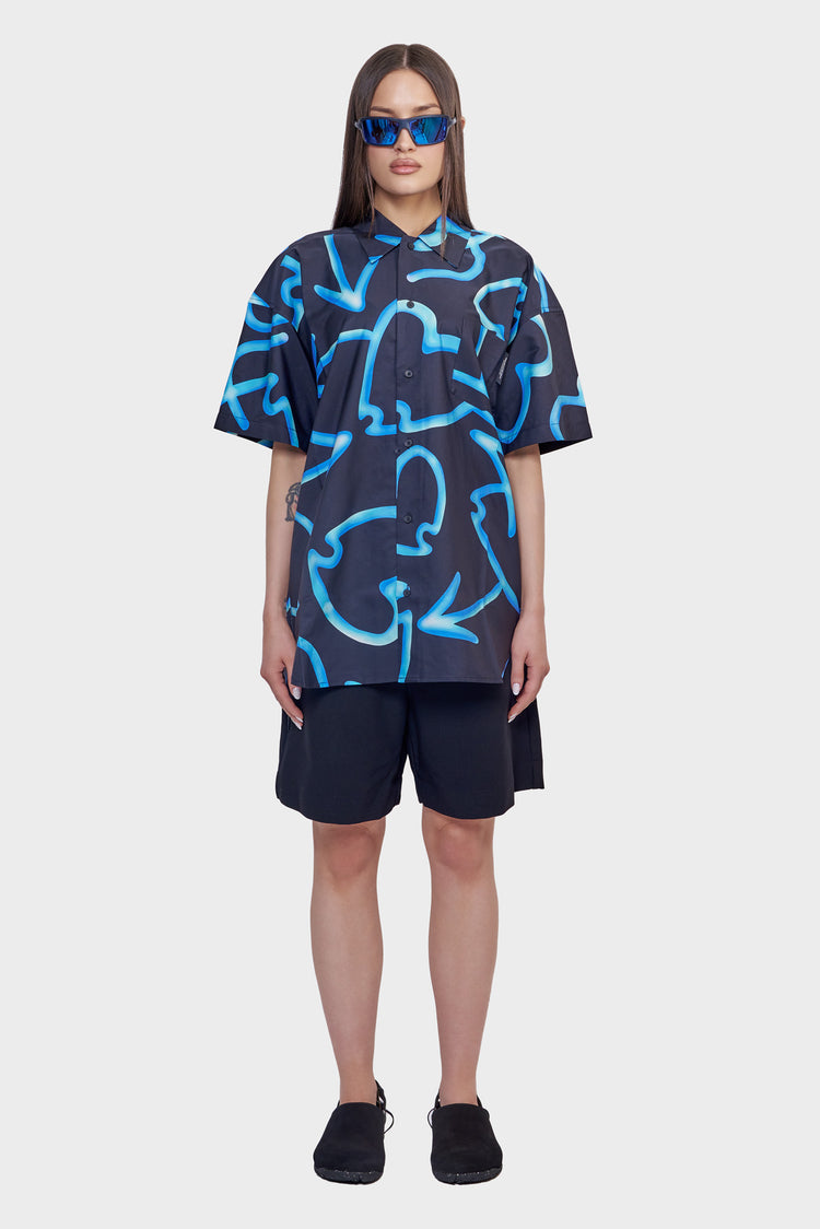 damskie#@Koszula LOVER SHIRT SHORTSLEEVES czarna