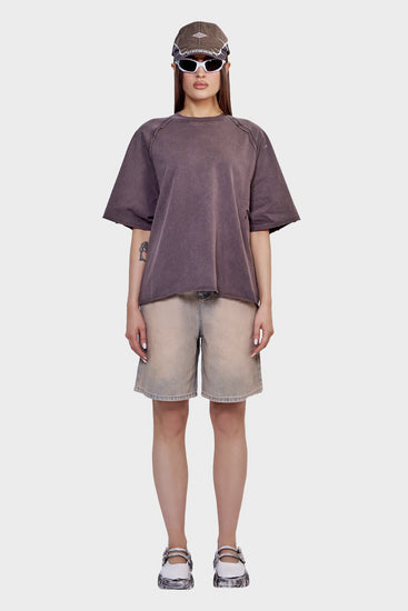 damskie#@Szorty DENIM SHORTS piaskowe