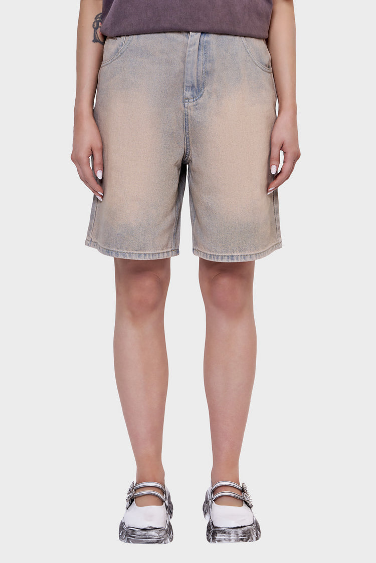 damskie#@Szorty DENIM SHORTS piaskowe