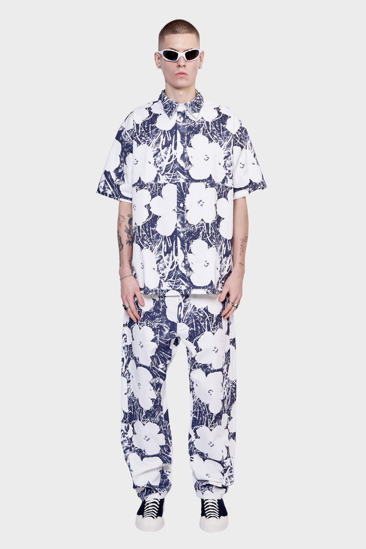meskie#@Koszula ANDY WARHOL DENIM SHIRT biała