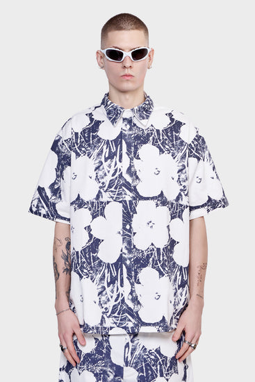 meskie#@Koszula ANDY WARHOL DENIM SHIRT biała