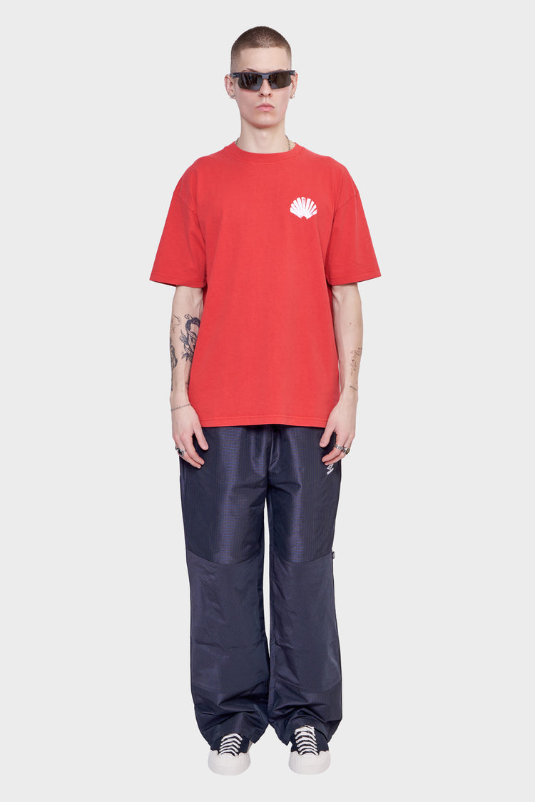 meskie#@Koszulka SPRAYED LOGO TEE czerwona