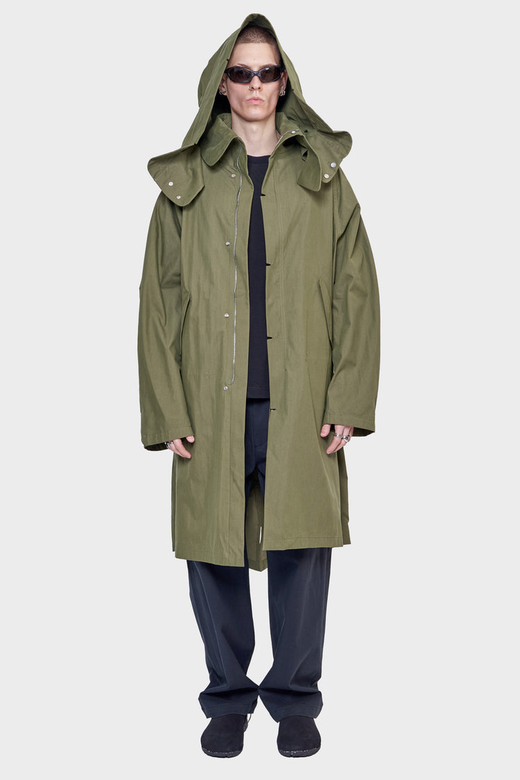 meskie#@Kurtka PARKA CENTER zielona