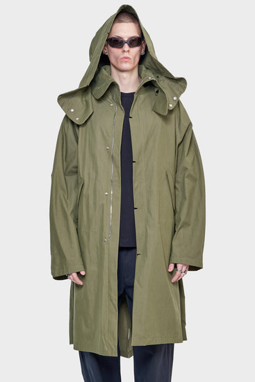 meskie#@Kurtka PARKA CENTER zielona
