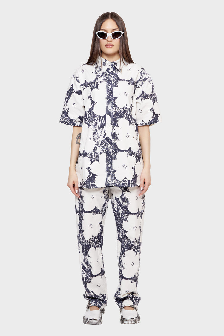 damskie#@Koszula ANDY WARHOL DENIM SHIRT biała
