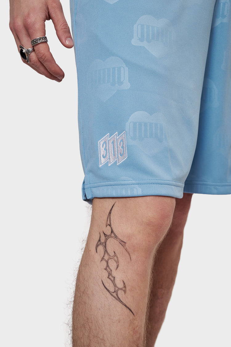 HARTTES FOOTBALL shorts blue