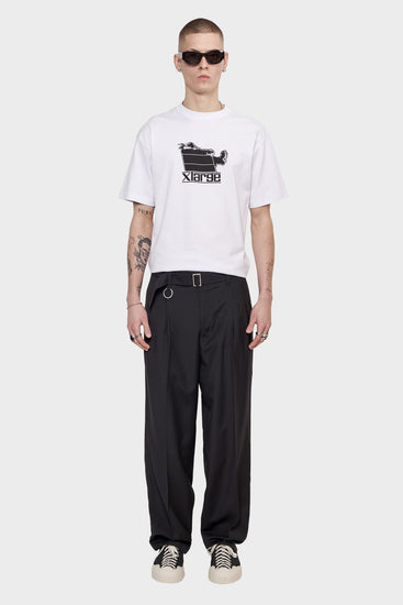 meskie#@Spodnie LOOSE SUIT PANT czarne