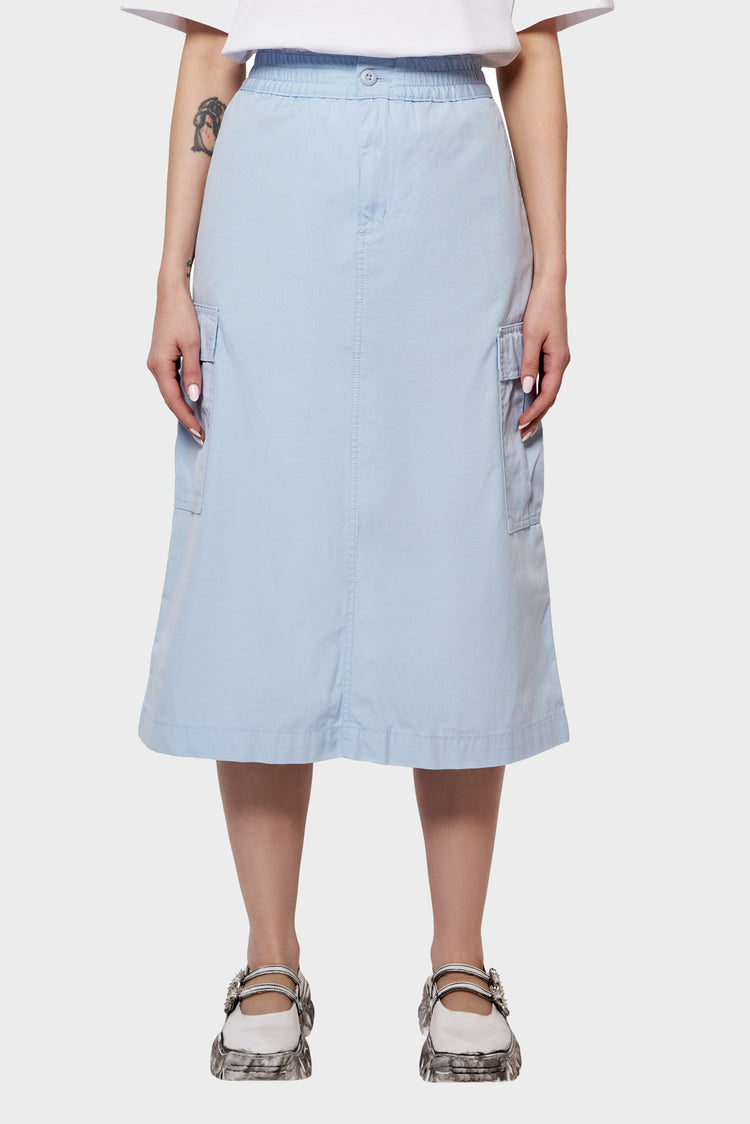 W' JET CARGO skirt light blue
