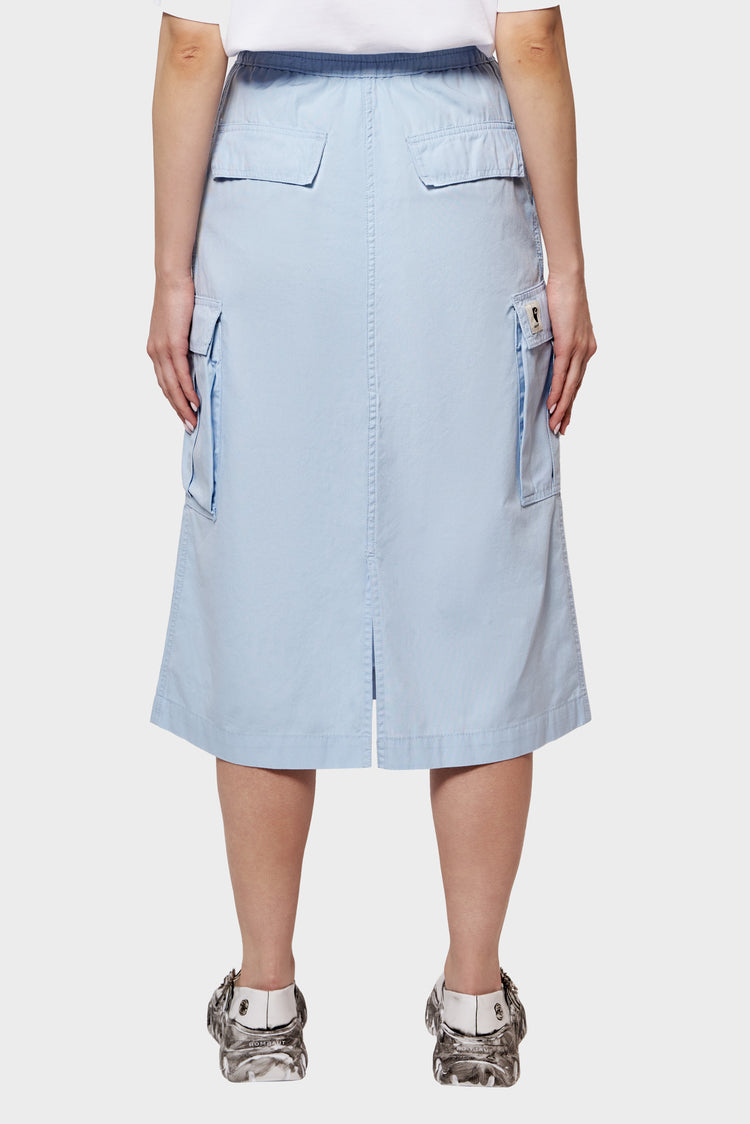 W' JET CARGO skirt light blue