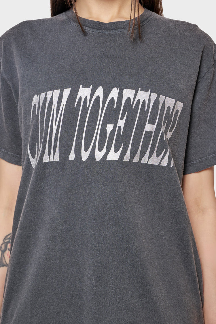 CUM TOGETHER T-shirt black